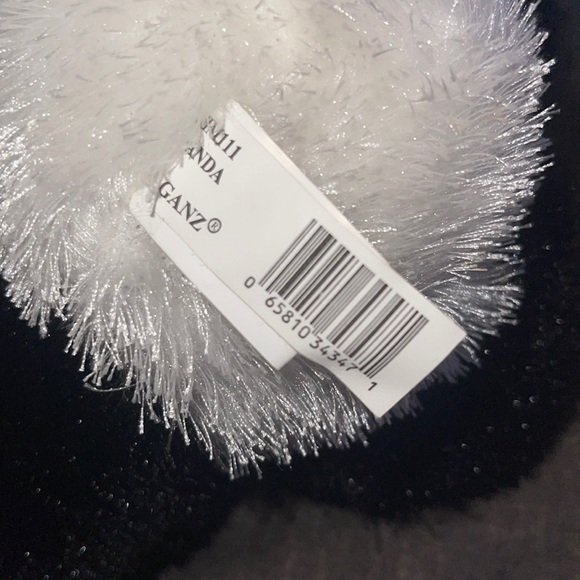 WEBKINZ Ganz PANDA black/white HM111 Hang/But tag no code stuffed animal plush - Picture 10 of 10